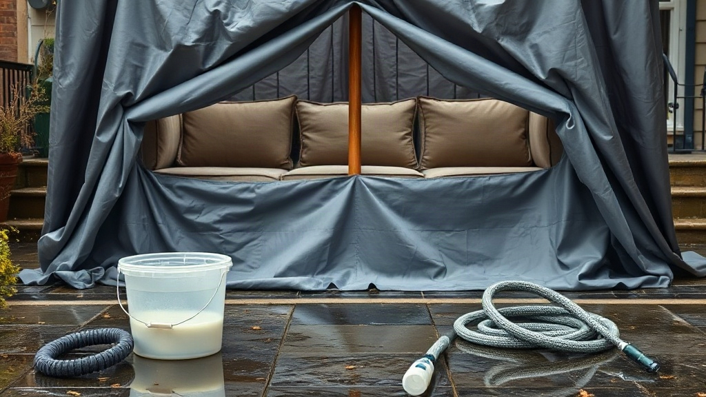 How to Protect Garden Furniture from Rain Without Baking It in Plastic